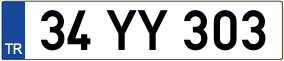 Truck License Plate